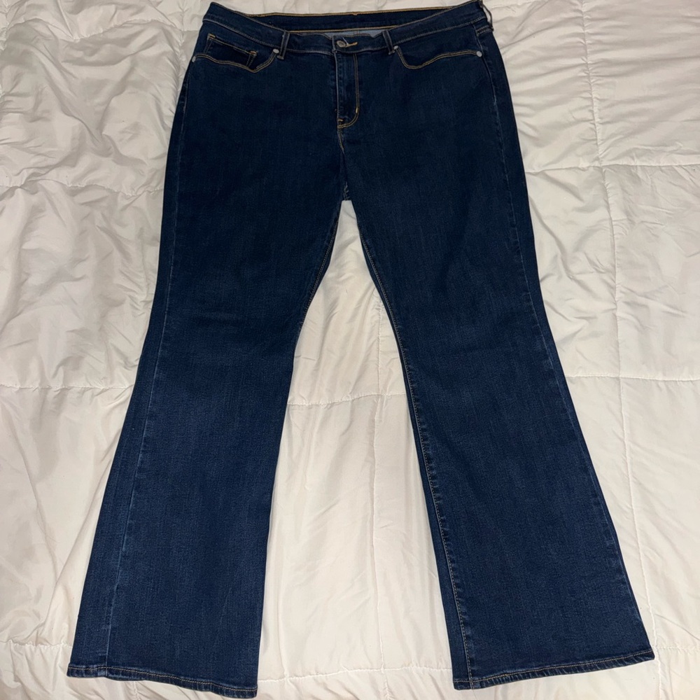 Levi's Dark Blue Flare Jeans